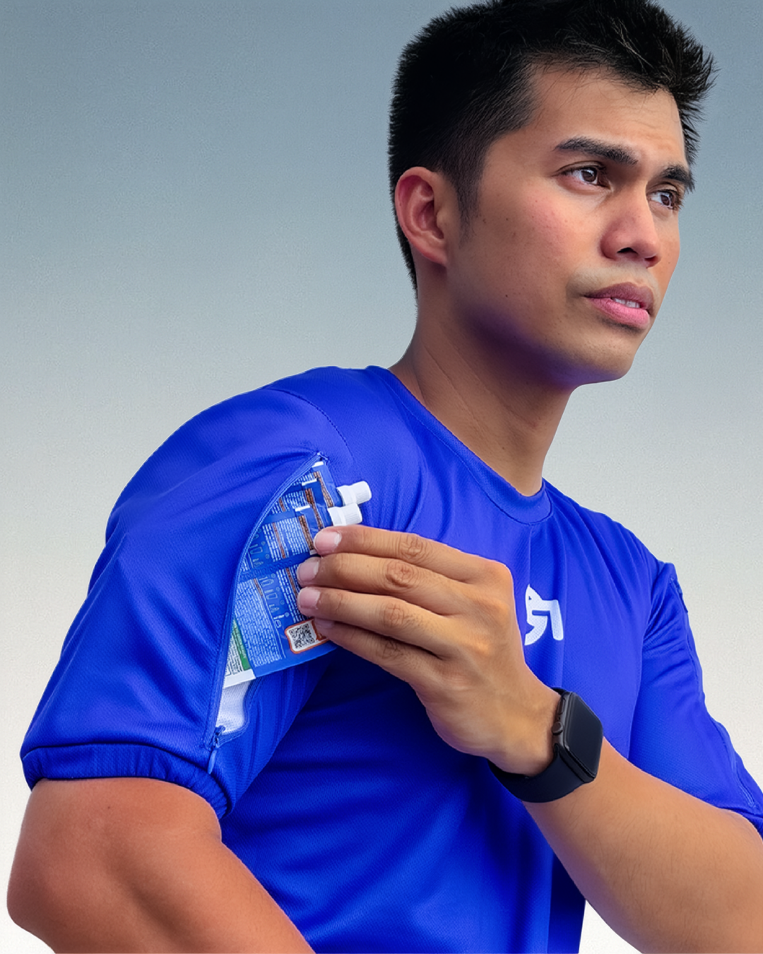 Rumfort ActiveBlue All-In-One Running Top