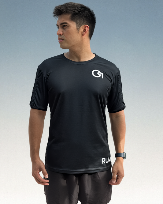 Rumfort ActiveBlack All-In-One Running Top