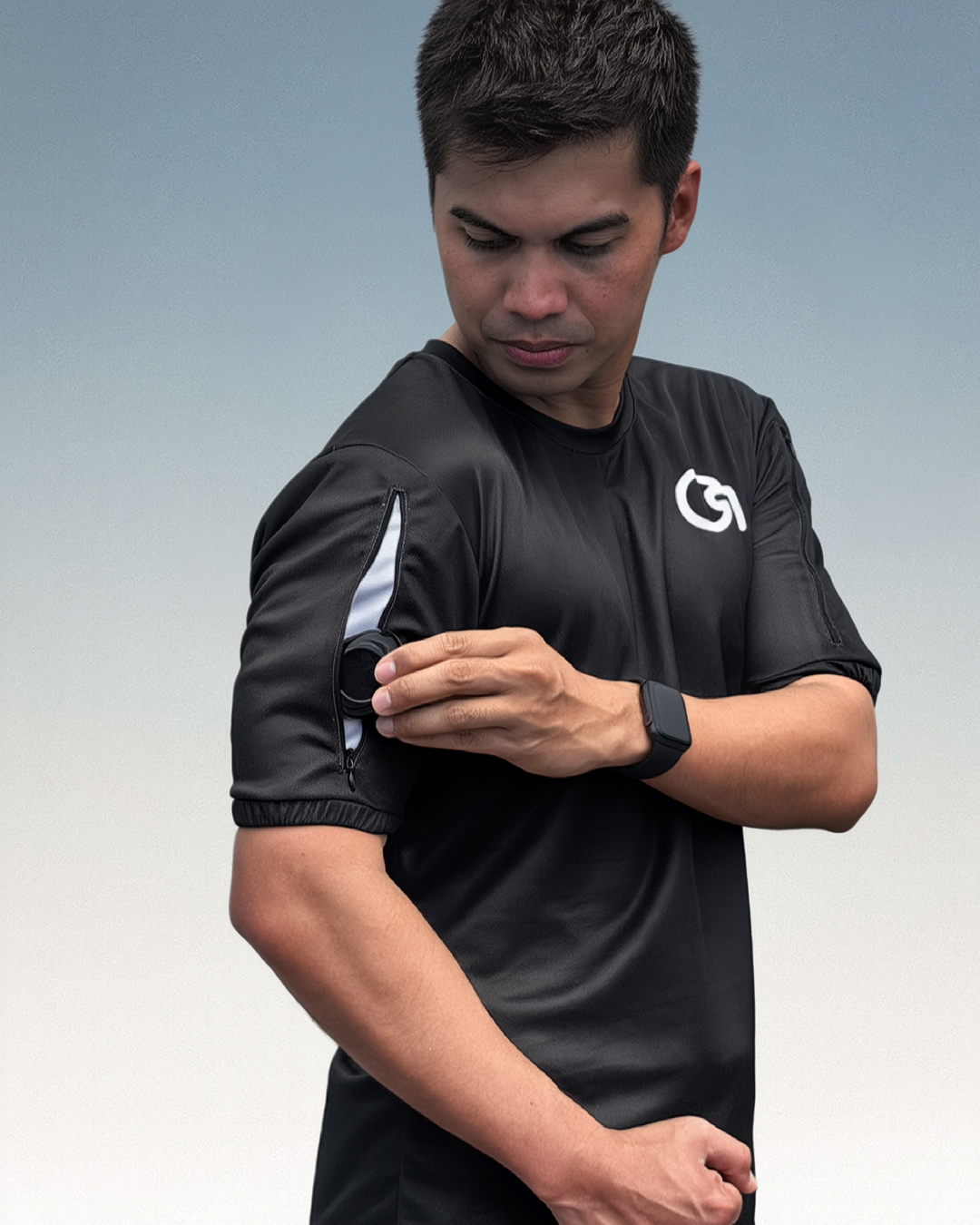 Rumfort ActiveBlack All-In-One Running Top