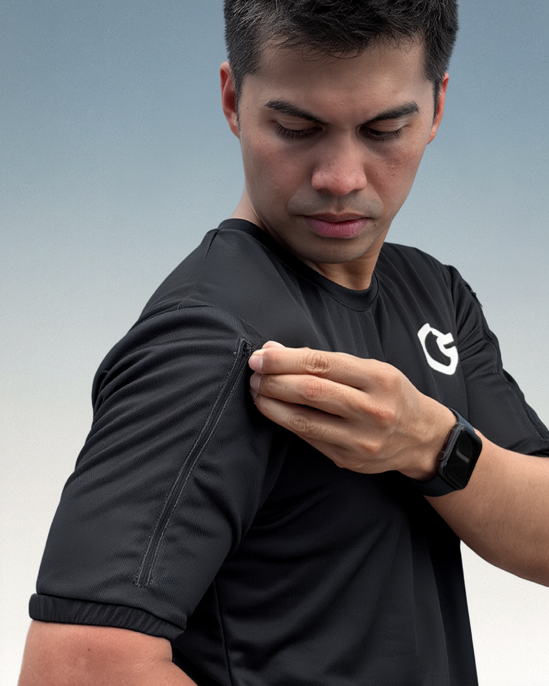 Rumfort ActiveBlack All-In-One Running Top