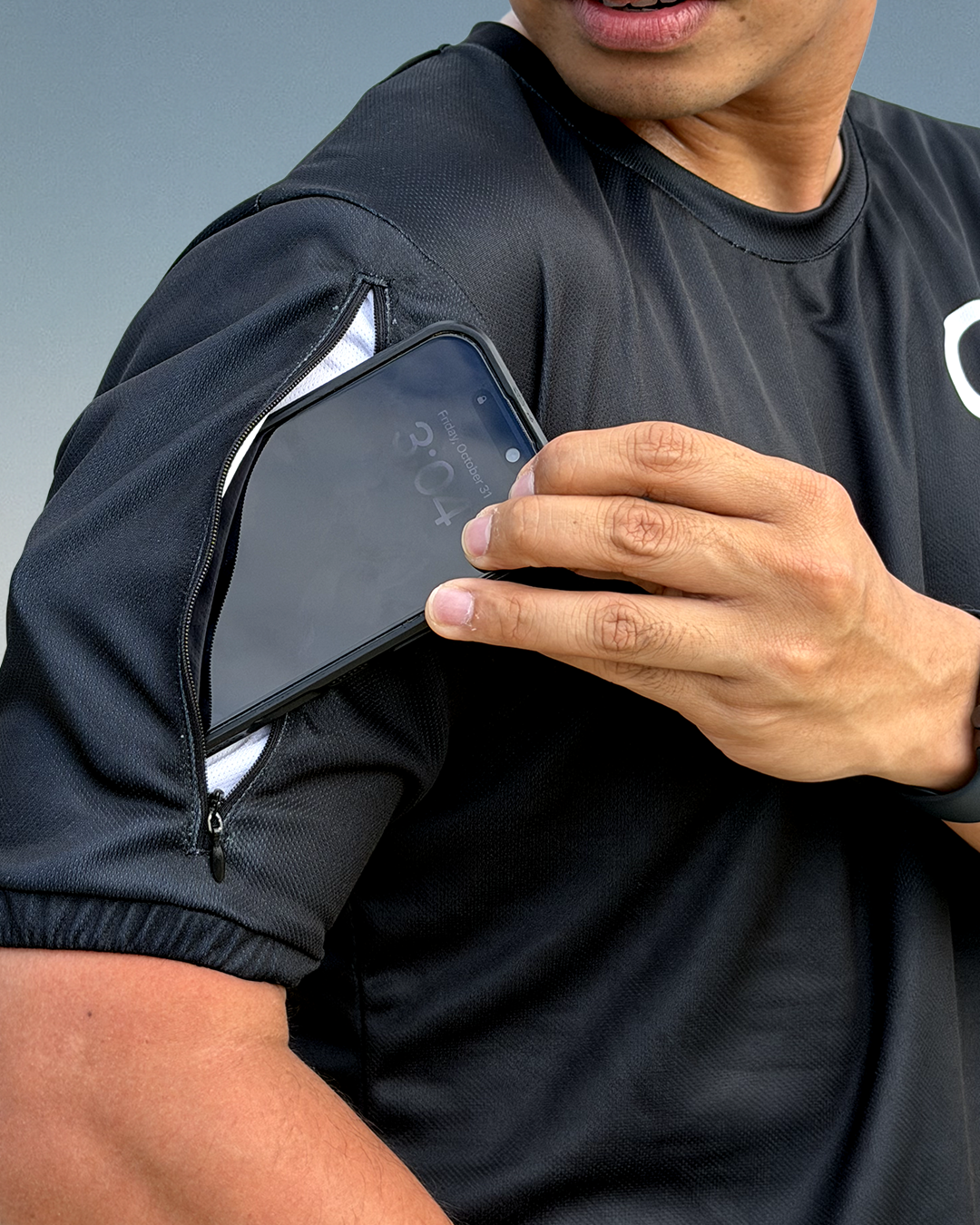 Rumfort ActiveBlack All-In-One Running Top