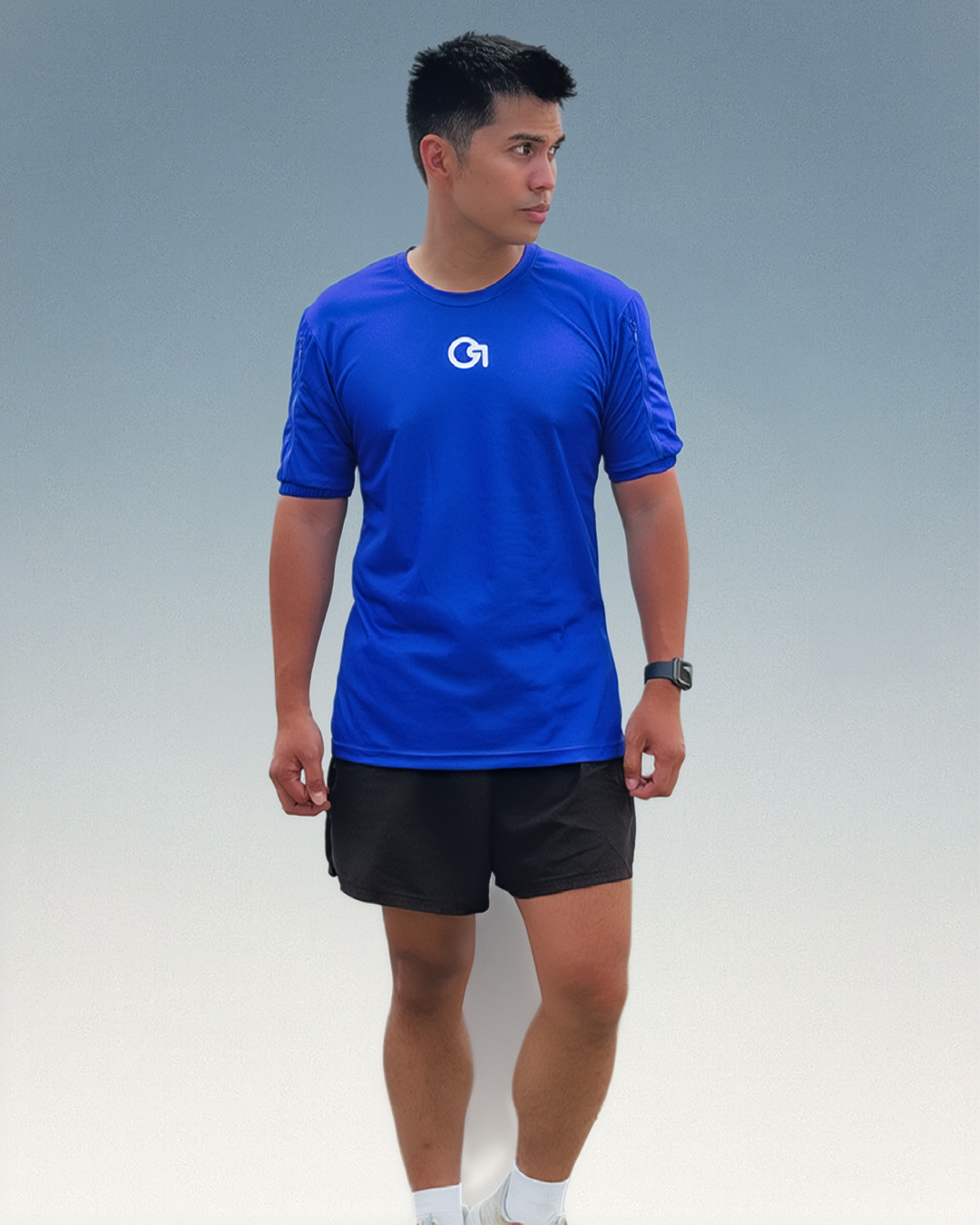 Rumfort ActiveBlue All-In-One Running Top
