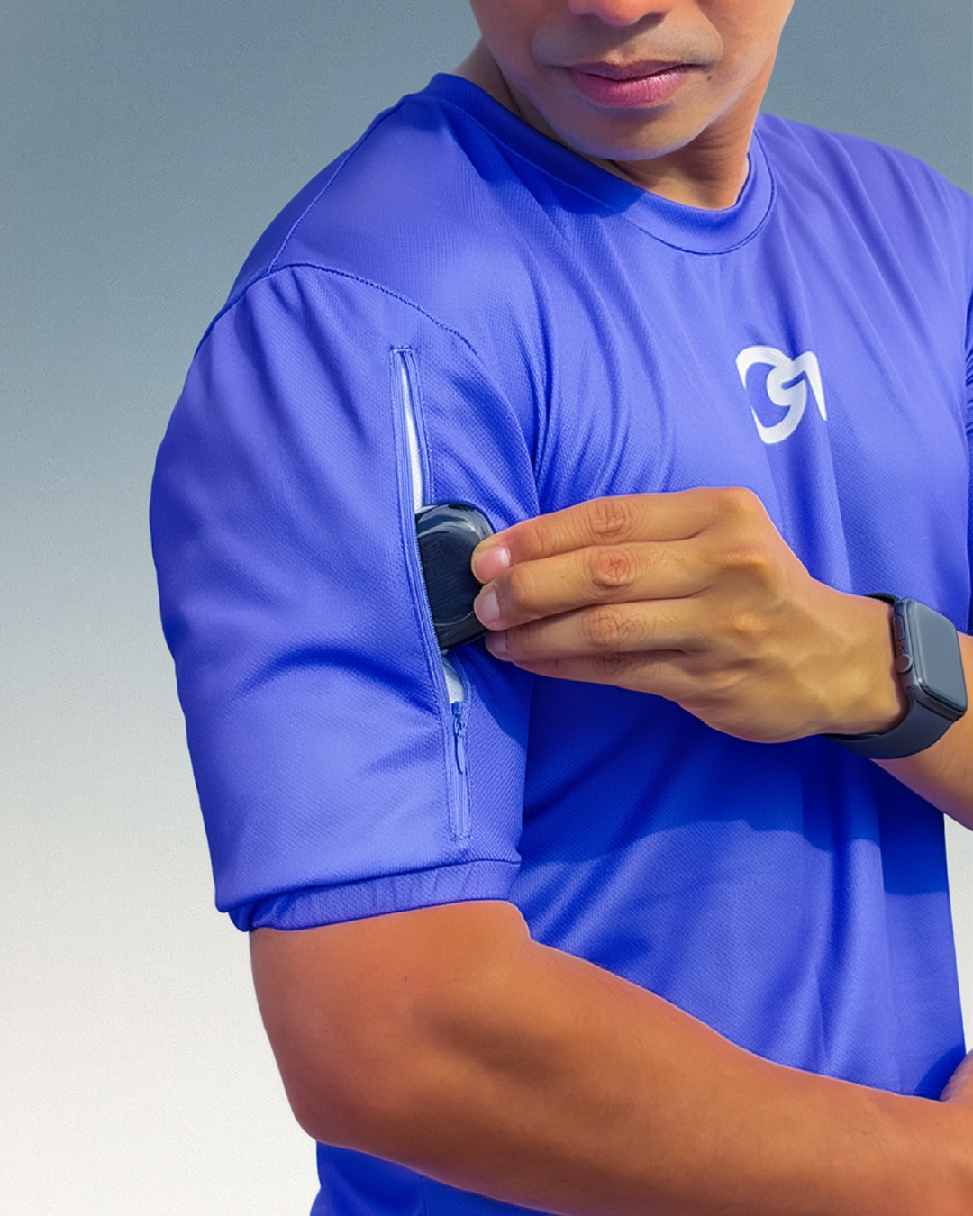 Rumfort ActiveBlue All-In-One Running Top